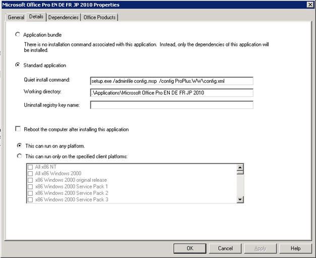 Office 2010 Language Pack Silent Install Parameters