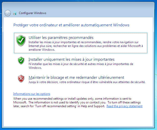 Windows 7 -Mises à jour