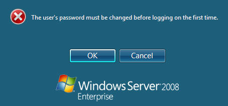 Windows Server 2008 password