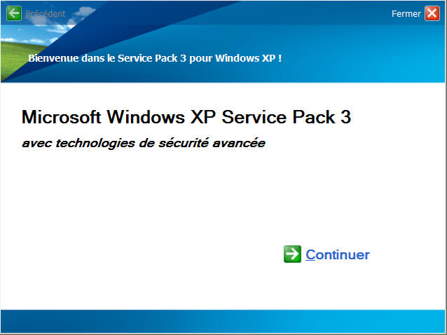 WIndows XP Service Pack 3